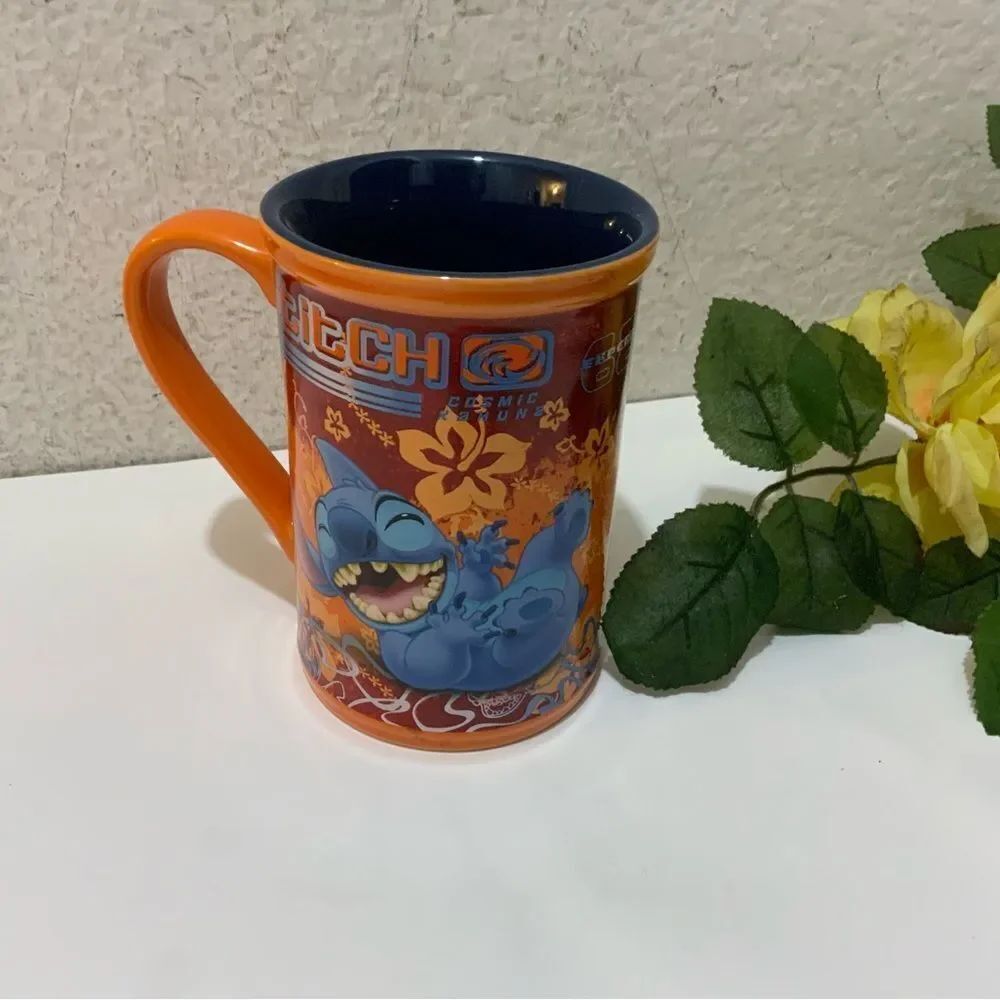Disney Store Stitch Cosmic Kahuna Experiment 626 Coffee Mug Nice HTF GUC